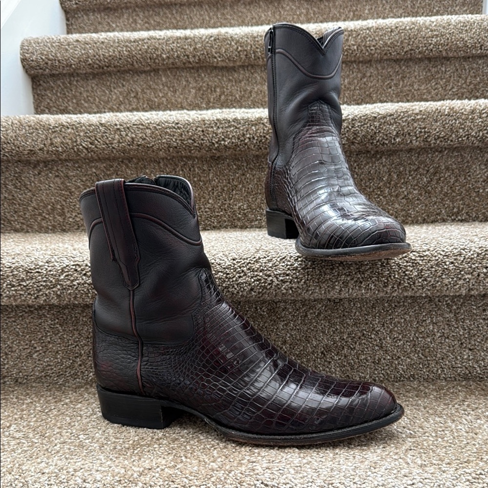 Tecova Dean Alligator Boots